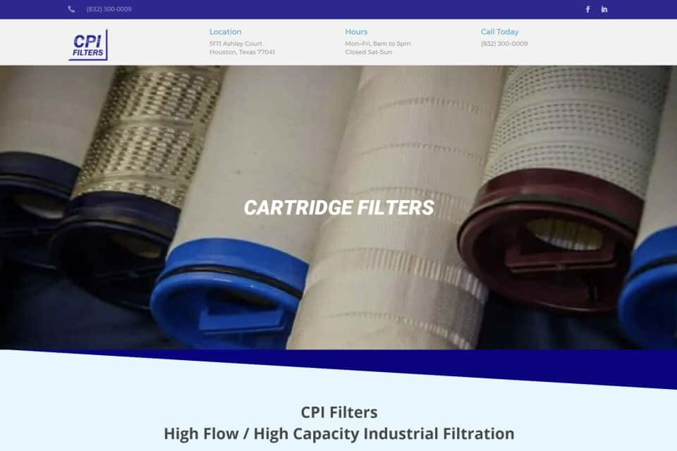 CPI Filters by Sterling Custom Sheet Metal