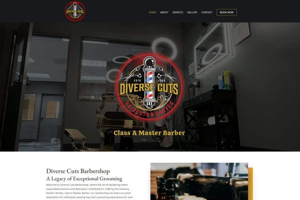 Diverse Cuts Barbershop by Sterling Custom Sheet Metal