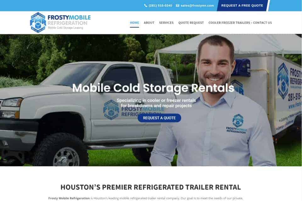 Frosty Mobile Refrigeration by Sterling Custom Sheet Metal